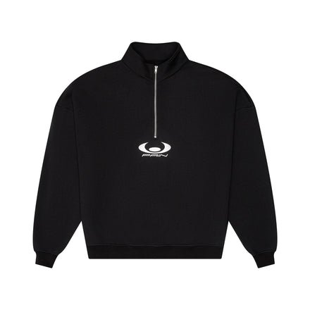 Sports Icon Quarter Zip Black
