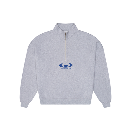 Sports Icon Quarter Zip Grey