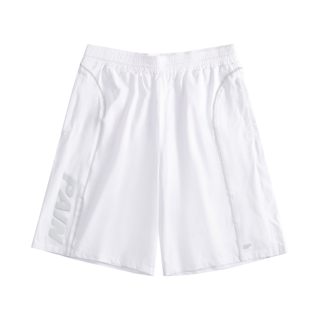 White Pain Tech Track Shorts