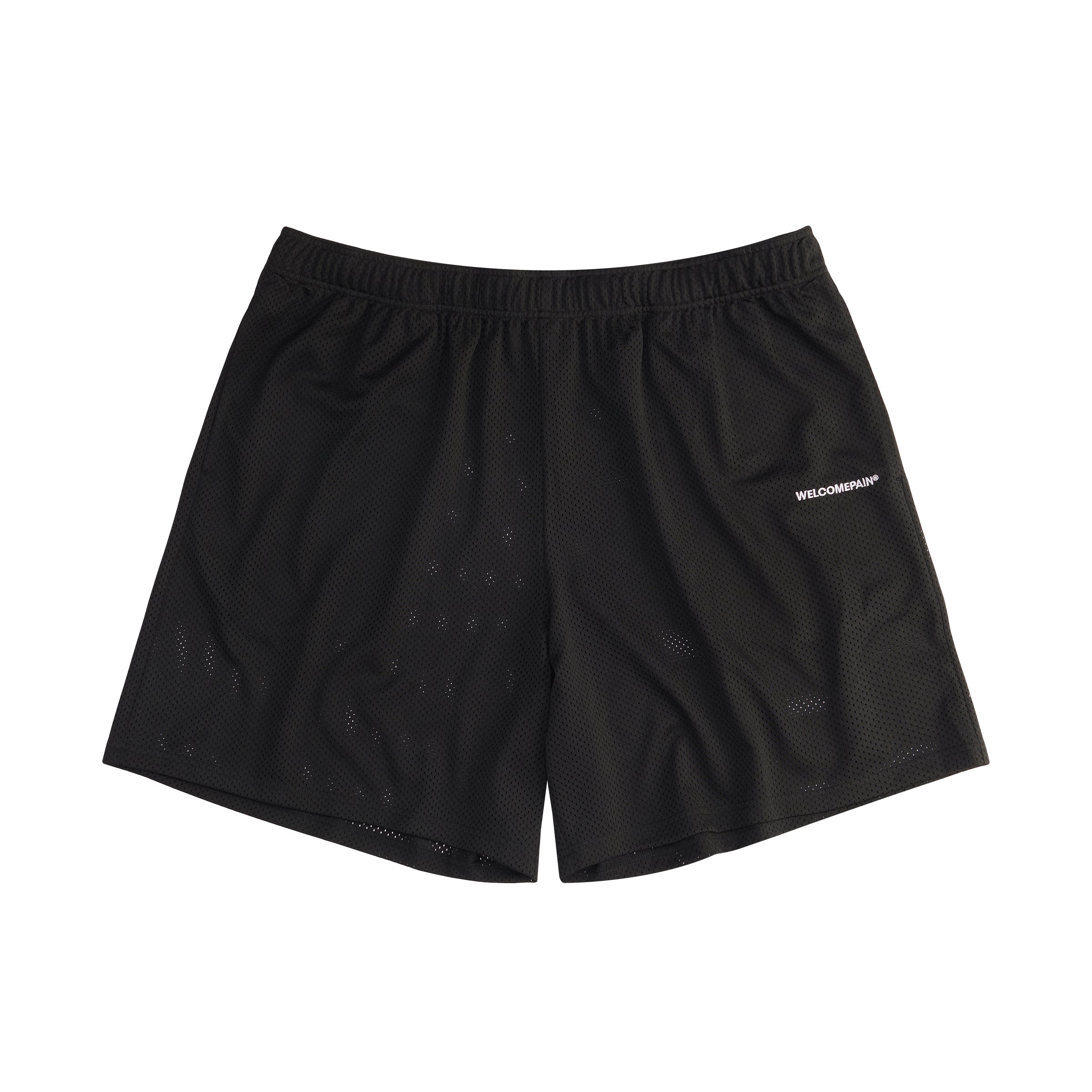 Black Mesh Shorts