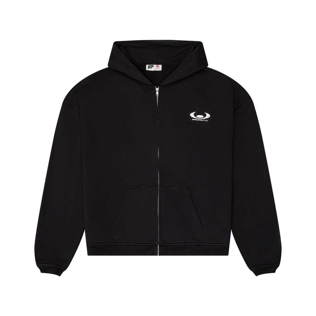 Sports Icon Zip Up Black
